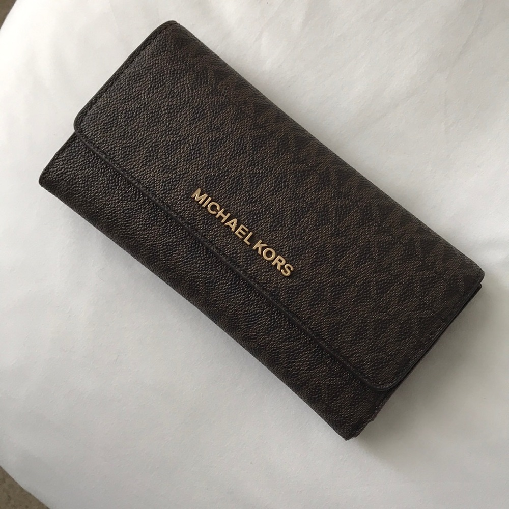 Michael Kors flap wallet